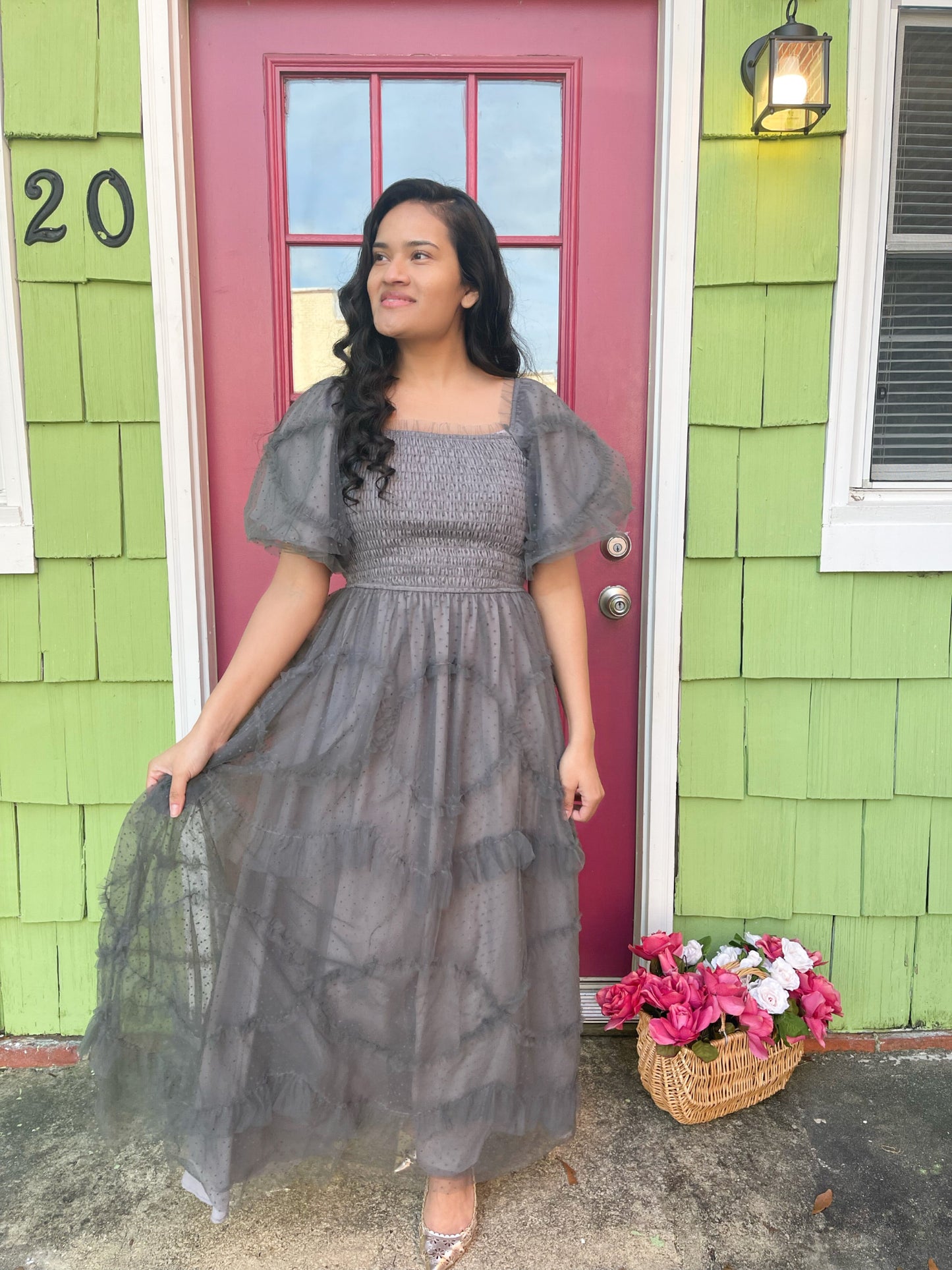 Rosalina Tulle Maxi Dress